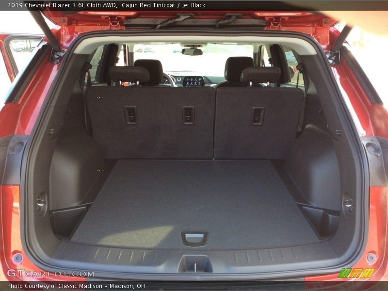 Cajun Red Tintcoat / Jet Black 2019 Chevrolet Blazer 3.6L Cloth AWD
