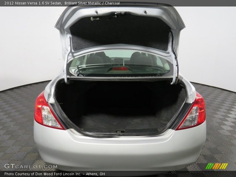 Brilliant Silver Metallic / Charcoal 2012 Nissan Versa 1.6 SV Sedan