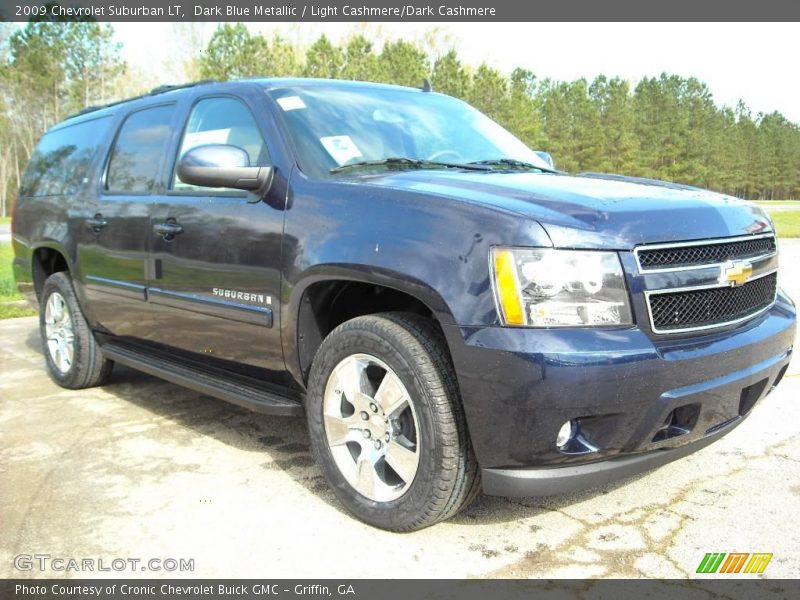 Dark Blue Metallic / Light Cashmere/Dark Cashmere 2009 Chevrolet Suburban LT