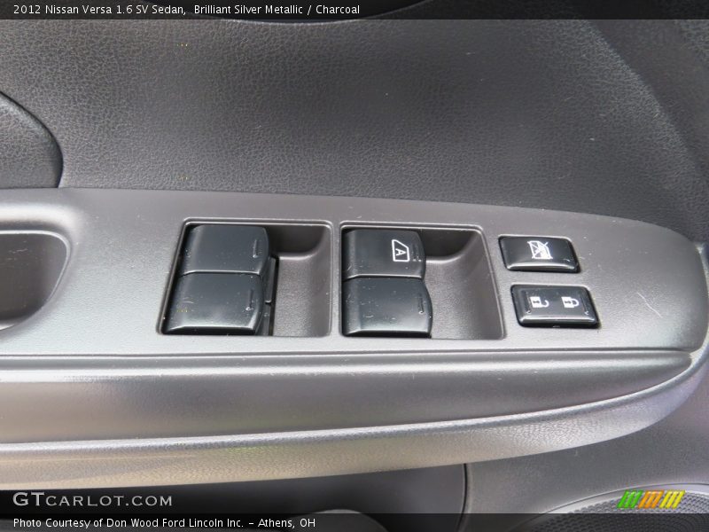 Brilliant Silver Metallic / Charcoal 2012 Nissan Versa 1.6 SV Sedan