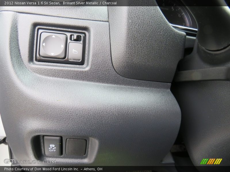 Brilliant Silver Metallic / Charcoal 2012 Nissan Versa 1.6 SV Sedan