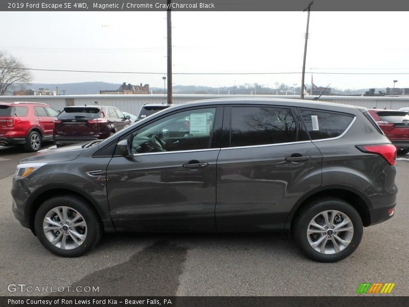 Magnetic / Chromite Gray/Charcoal Black 2019 Ford Escape SE 4WD