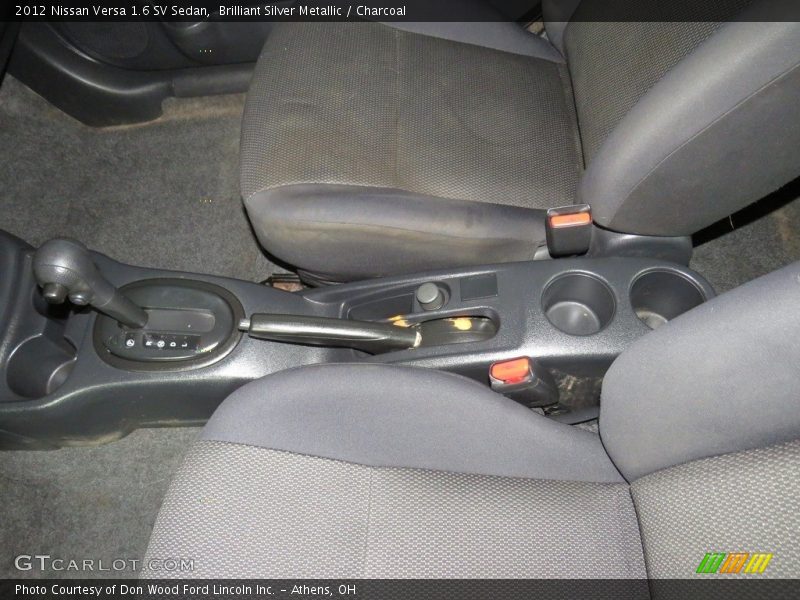 Brilliant Silver Metallic / Charcoal 2012 Nissan Versa 1.6 SV Sedan