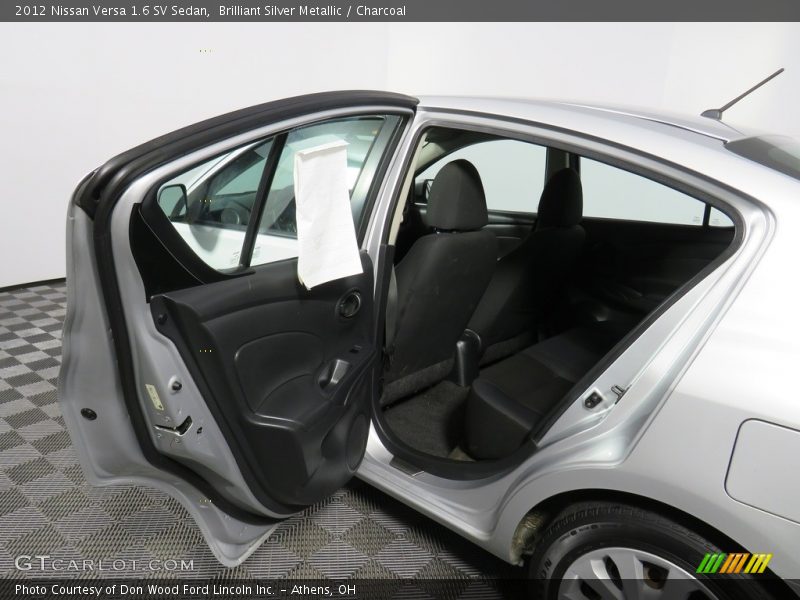 Brilliant Silver Metallic / Charcoal 2012 Nissan Versa 1.6 SV Sedan