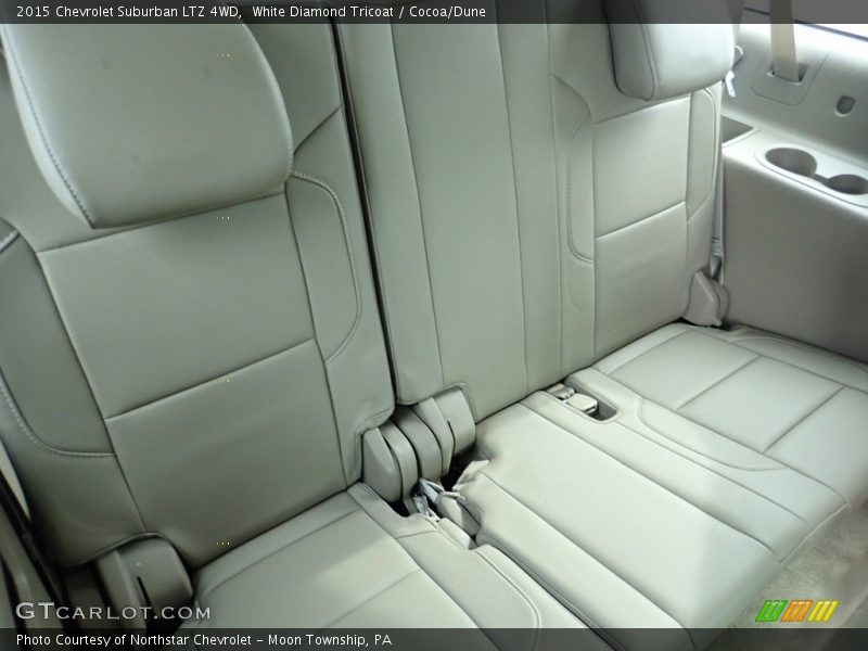 White Diamond Tricoat / Cocoa/Dune 2015 Chevrolet Suburban LTZ 4WD