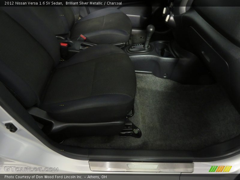 Brilliant Silver Metallic / Charcoal 2012 Nissan Versa 1.6 SV Sedan