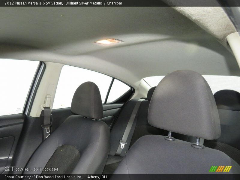 Brilliant Silver Metallic / Charcoal 2012 Nissan Versa 1.6 SV Sedan