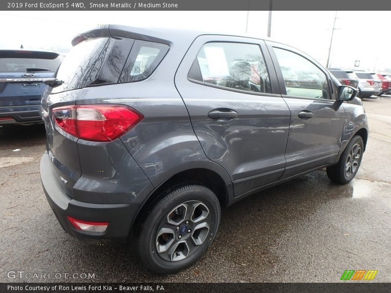 Smoke Metallic / Medium Stone 2019 Ford EcoSport S 4WD