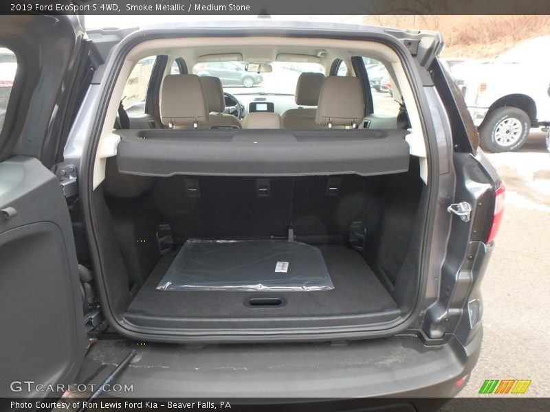 Smoke Metallic / Medium Stone 2019 Ford EcoSport S 4WD