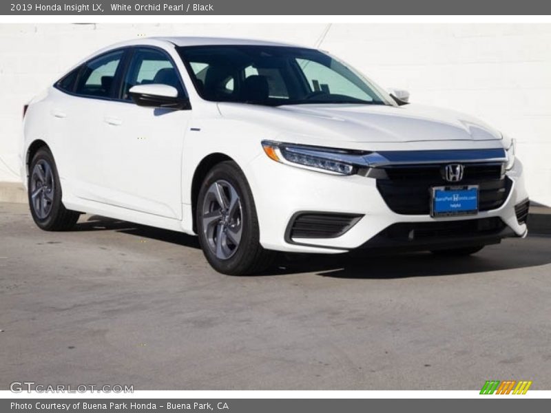 White Orchid Pearl / Black 2019 Honda Insight LX