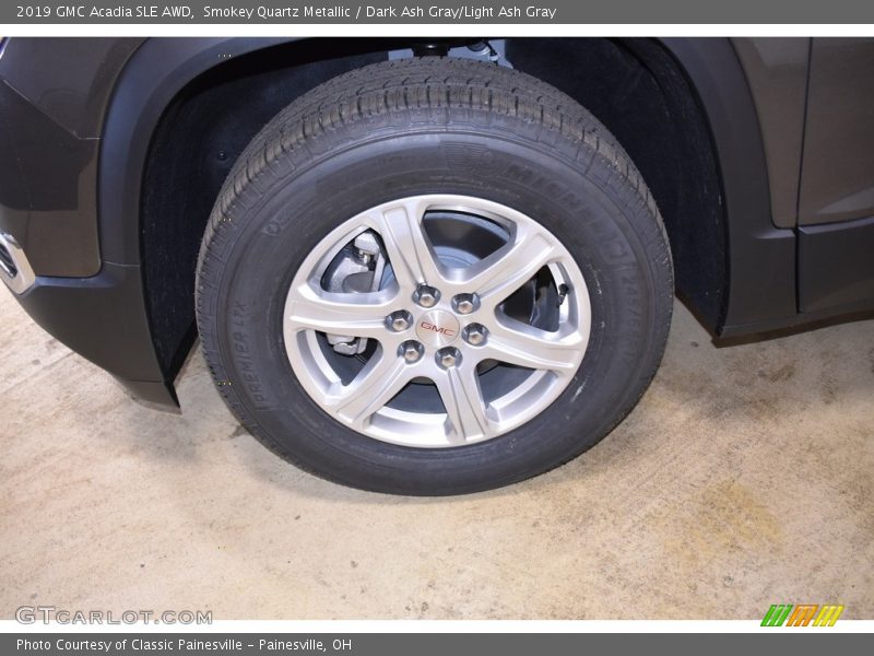 Smokey Quartz Metallic / Dark Ash Gray/Light Ash Gray 2019 GMC Acadia SLE AWD