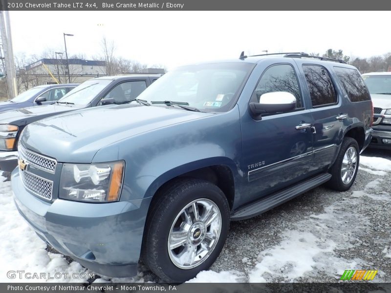 Blue Granite Metallic / Ebony 2010 Chevrolet Tahoe LTZ 4x4