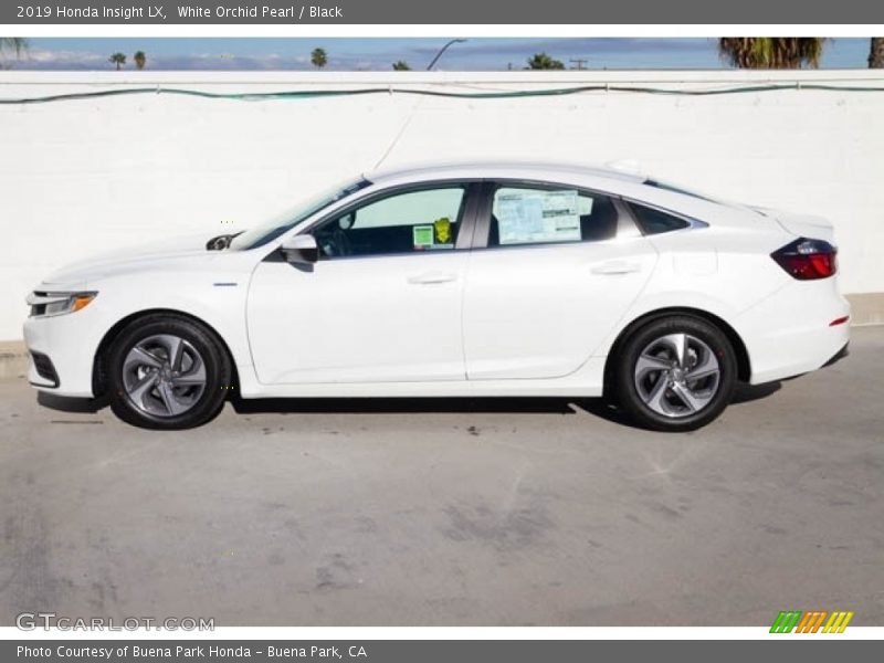 White Orchid Pearl / Black 2019 Honda Insight LX