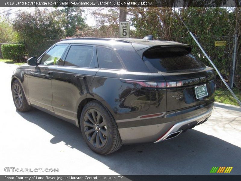 Santorini Black Metallic / Ebony 2019 Land Rover Range Rover Velar R-Dynamic SE