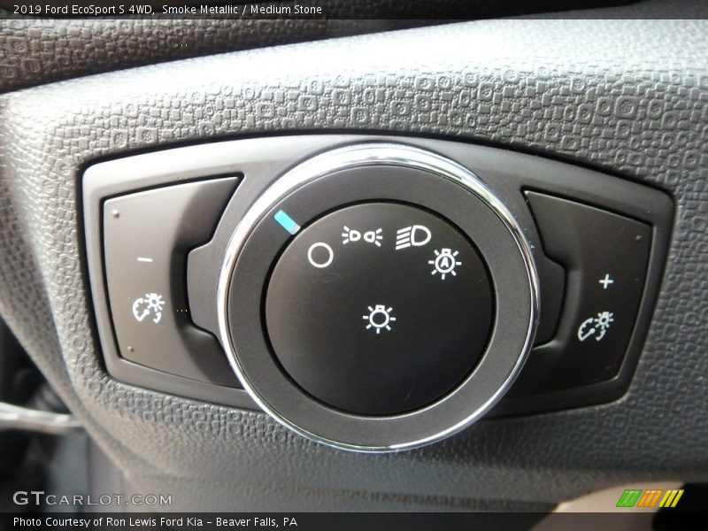Smoke Metallic / Medium Stone 2019 Ford EcoSport S 4WD