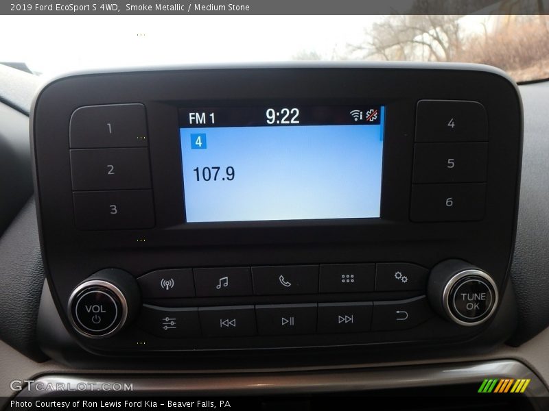Smoke Metallic / Medium Stone 2019 Ford EcoSport S 4WD