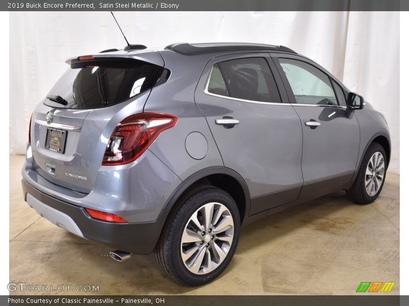 Satin Steel Metallic / Ebony 2019 Buick Encore Preferred