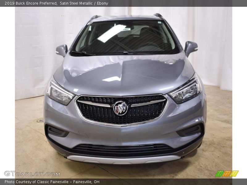 Satin Steel Metallic / Ebony 2019 Buick Encore Preferred