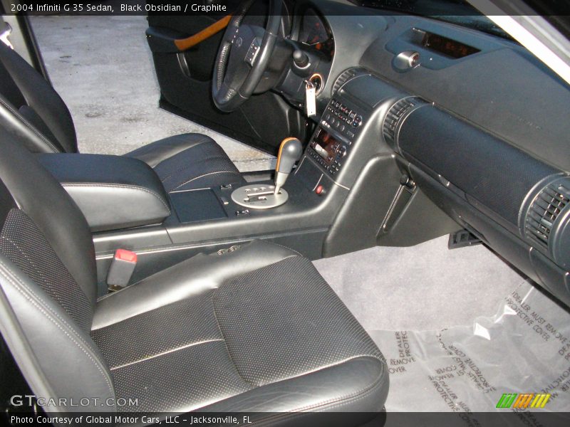 Black Obsidian / Graphite 2004 Infiniti G 35 Sedan