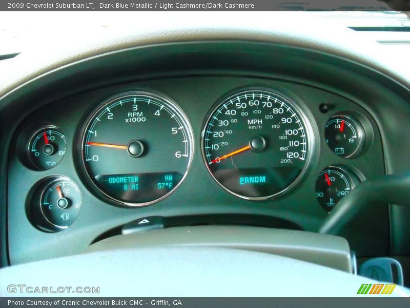 Dark Blue Metallic / Light Cashmere/Dark Cashmere 2009 Chevrolet Suburban LT