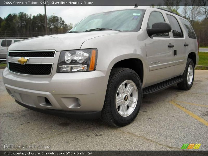 Silver Birch Metallic / Ebony 2009 Chevrolet Tahoe LS XFE