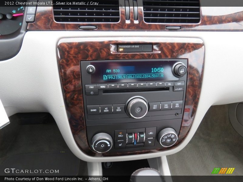 Silver Ice Metallic / Gray 2012 Chevrolet Impala LTZ