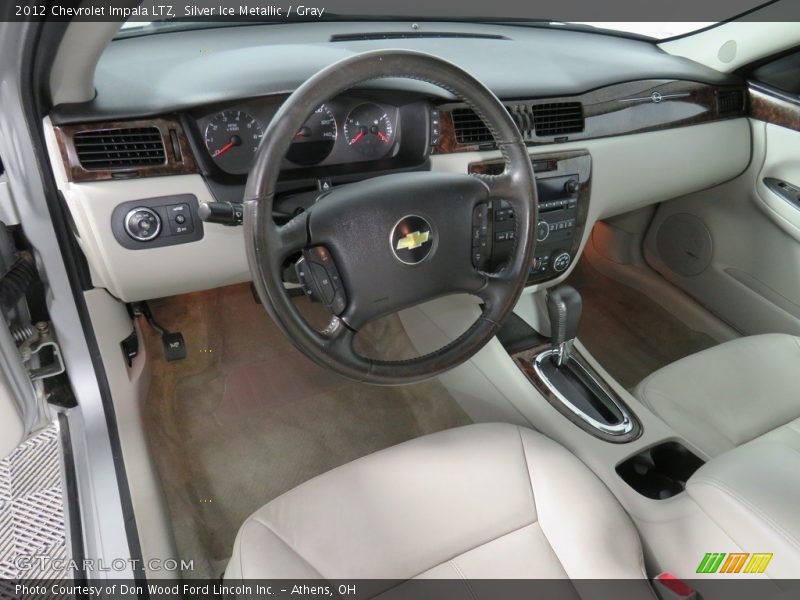 Silver Ice Metallic / Gray 2012 Chevrolet Impala LTZ