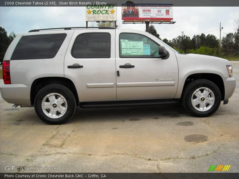 Silver Birch Metallic / Ebony 2009 Chevrolet Tahoe LS XFE