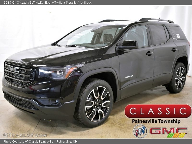 Ebony Twilight Metallic / Jet Black 2019 GMC Acadia SLT AWD