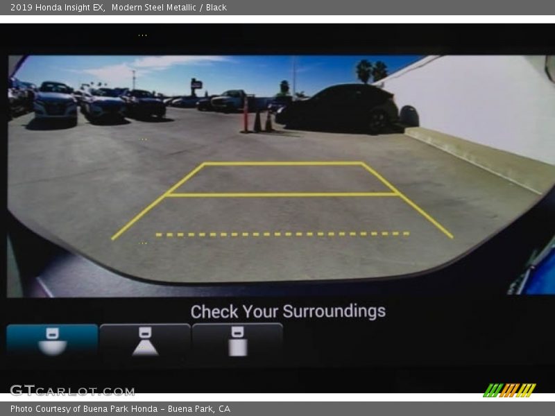 Modern Steel Metallic / Black 2019 Honda Insight EX