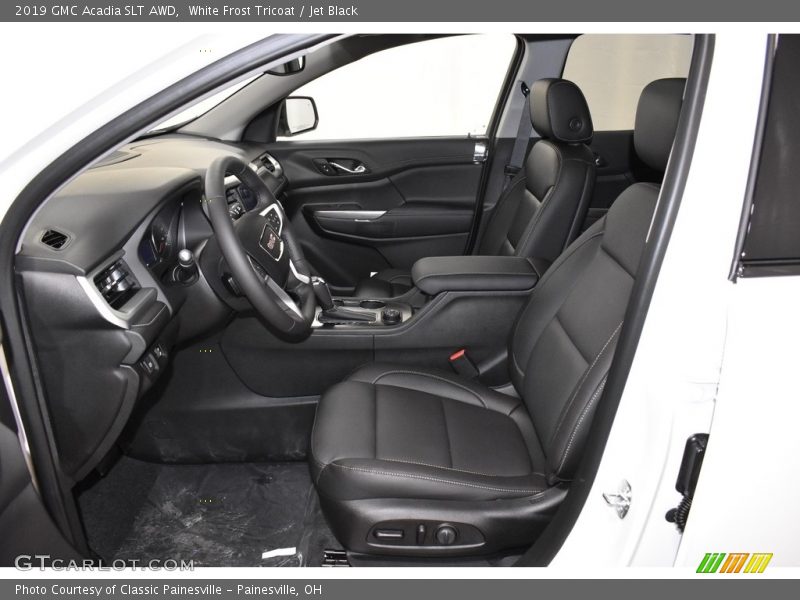 White Frost Tricoat / Jet Black 2019 GMC Acadia SLT AWD