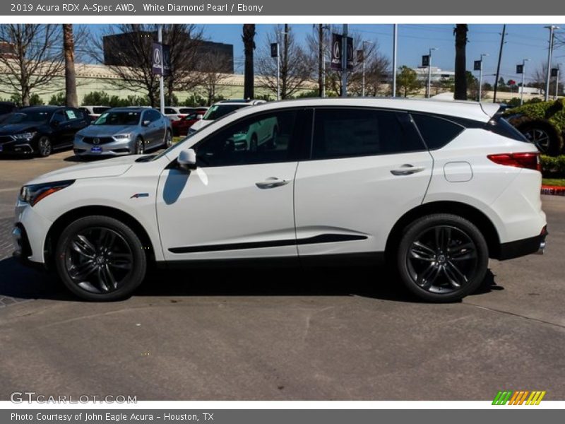 White Diamond Pearl / Ebony 2019 Acura RDX A-Spec AWD