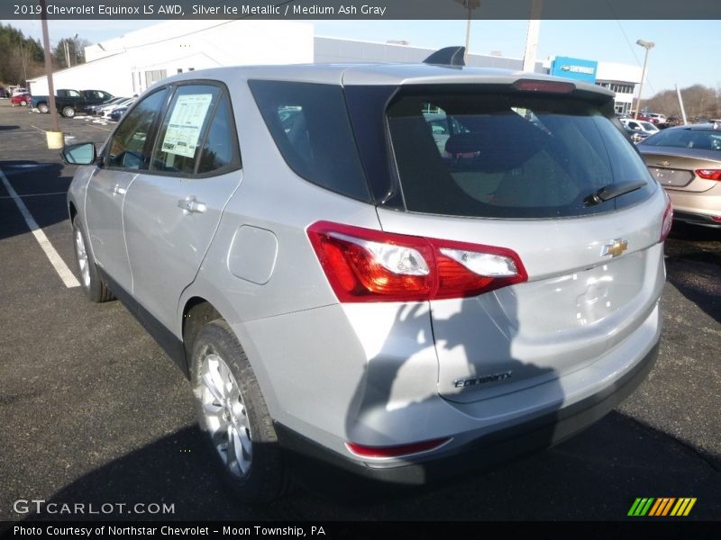 Silver Ice Metallic / Medium Ash Gray 2019 Chevrolet Equinox LS AWD