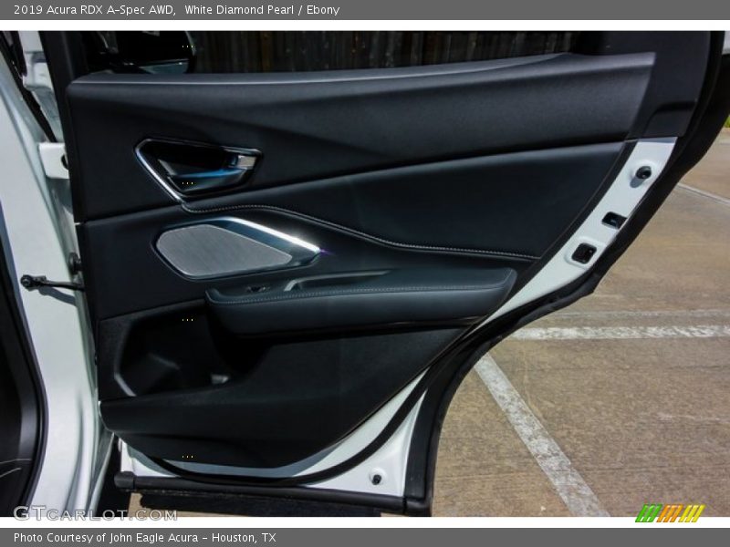 White Diamond Pearl / Ebony 2019 Acura RDX A-Spec AWD