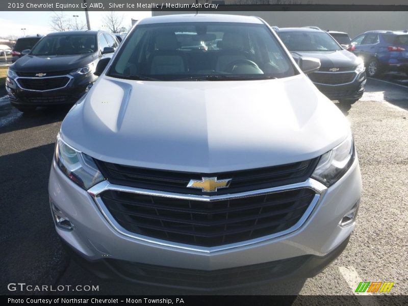 Silver Ice Metallic / Medium Ash Gray 2019 Chevrolet Equinox LS AWD