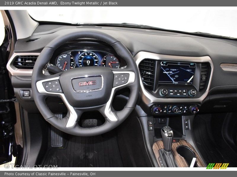 Ebony Twilight Metallic / Jet Black 2019 GMC Acadia Denali AWD