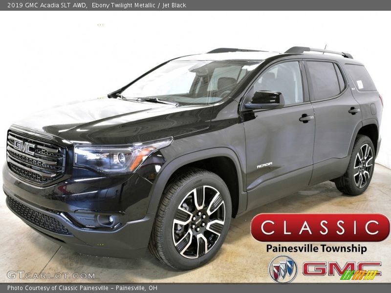 Ebony Twilight Metallic / Jet Black 2019 GMC Acadia SLT AWD