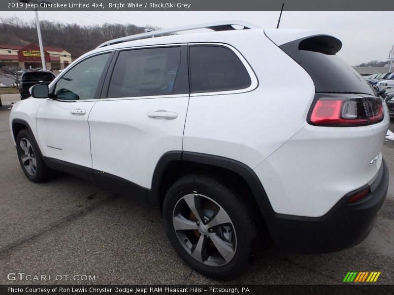 Bright White / Black/Ski Grey 2019 Jeep Cherokee Limited 4x4