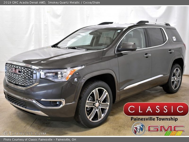 Smokey Quartz Metallic / Cocoa/Shale 2019 GMC Acadia Denali AWD