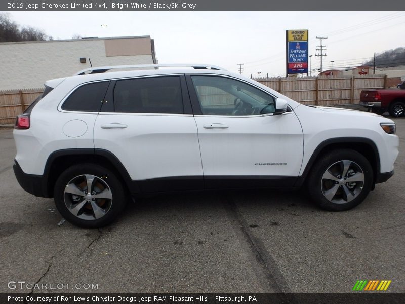 Bright White / Black/Ski Grey 2019 Jeep Cherokee Limited 4x4