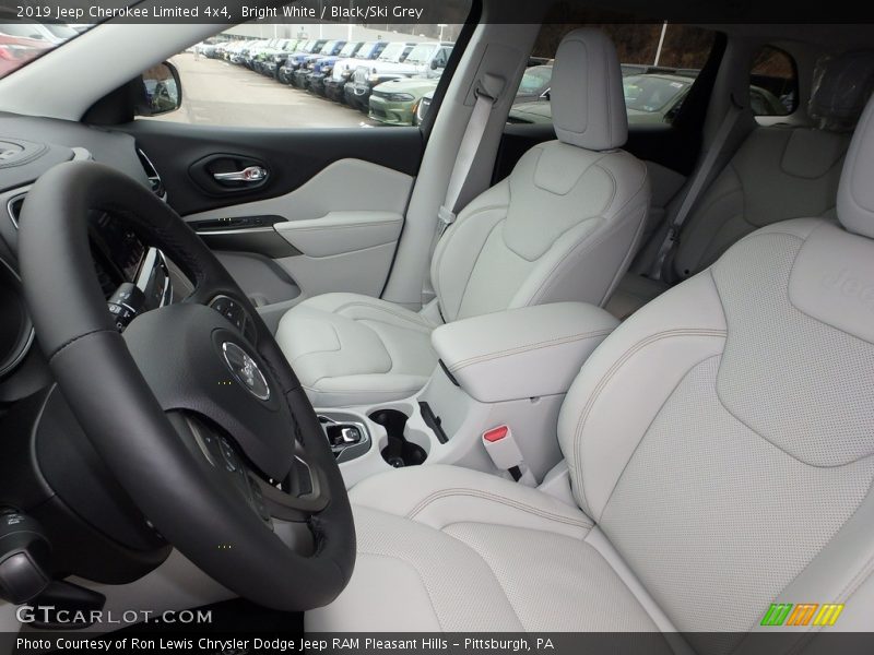 Bright White / Black/Ski Grey 2019 Jeep Cherokee Limited 4x4