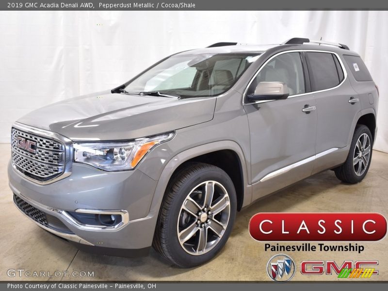 Pepperdust Metallic / Cocoa/Shale 2019 GMC Acadia Denali AWD