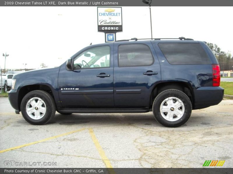 Dark Blue Metallic / Light Cashmere 2009 Chevrolet Tahoe LT XFE