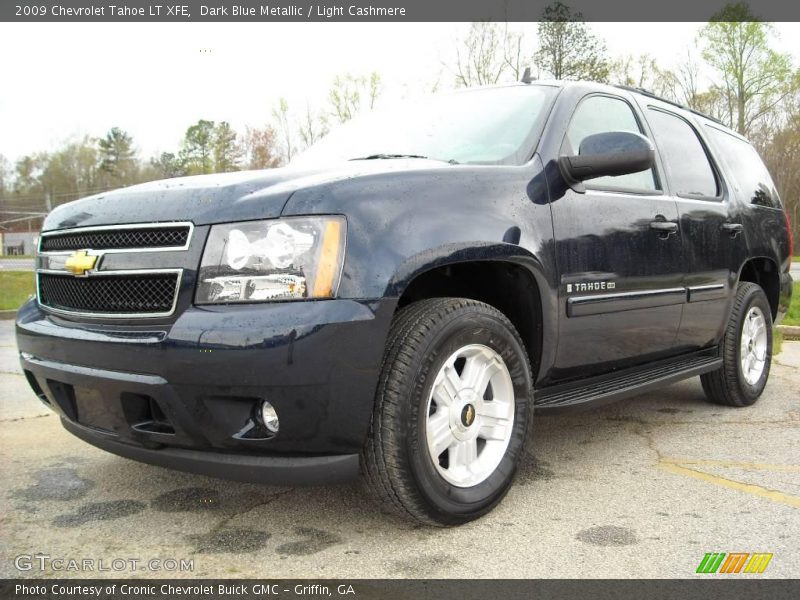 Dark Blue Metallic / Light Cashmere 2009 Chevrolet Tahoe LT XFE