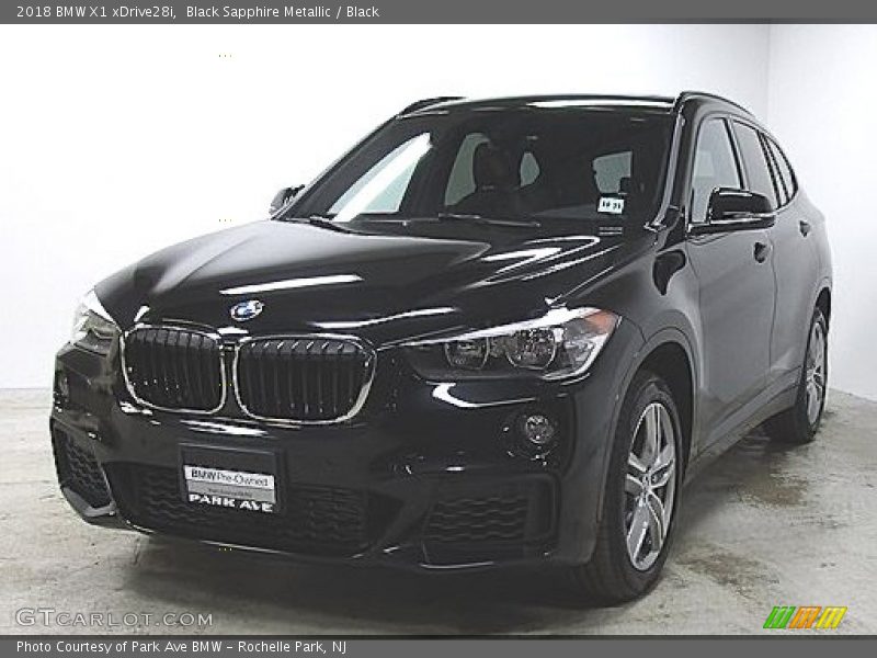 Black Sapphire Metallic / Black 2018 BMW X1 xDrive28i