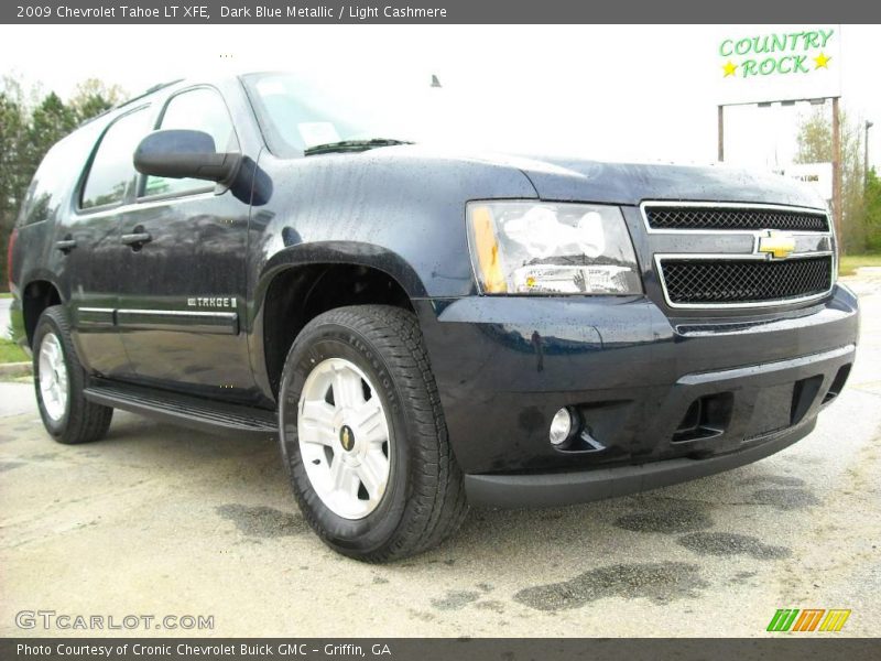 Dark Blue Metallic / Light Cashmere 2009 Chevrolet Tahoe LT XFE