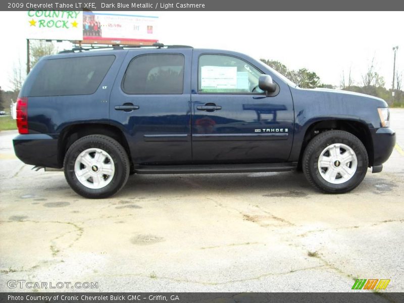 Dark Blue Metallic / Light Cashmere 2009 Chevrolet Tahoe LT XFE