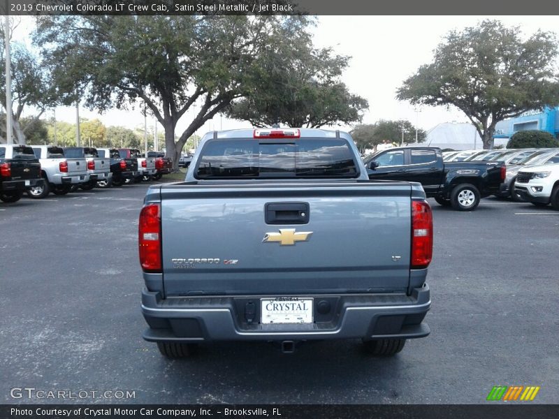 Satin Steel Metallic / Jet Black 2019 Chevrolet Colorado LT Crew Cab