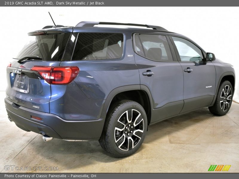 Dark Sky Metallic / Jet Black 2019 GMC Acadia SLT AWD