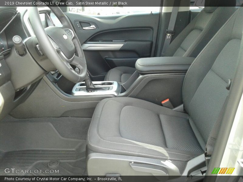 Satin Steel Metallic / Jet Black 2019 Chevrolet Colorado LT Crew Cab